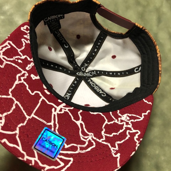 4/$24🦩 MMXV World Map Travel Hat - Picture 4 of 5